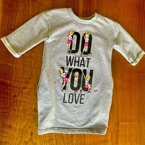 LN GIRLS PINK SWEATSHIRT TUNIC STYLE GIRLS DRESS. SIZE 5T.